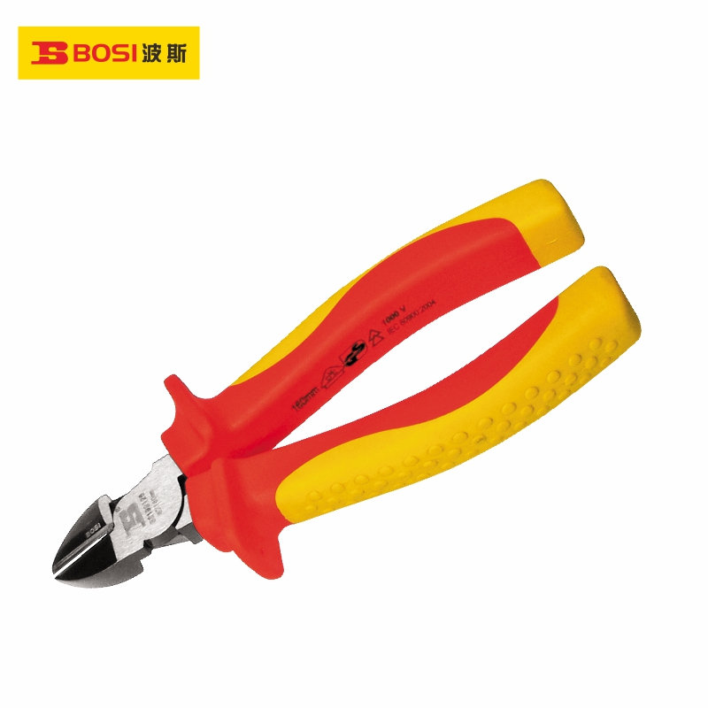 BOSI/波斯 VDE绝缘耐压斜嘴钳 BS199126 6"/160mm 单位:把