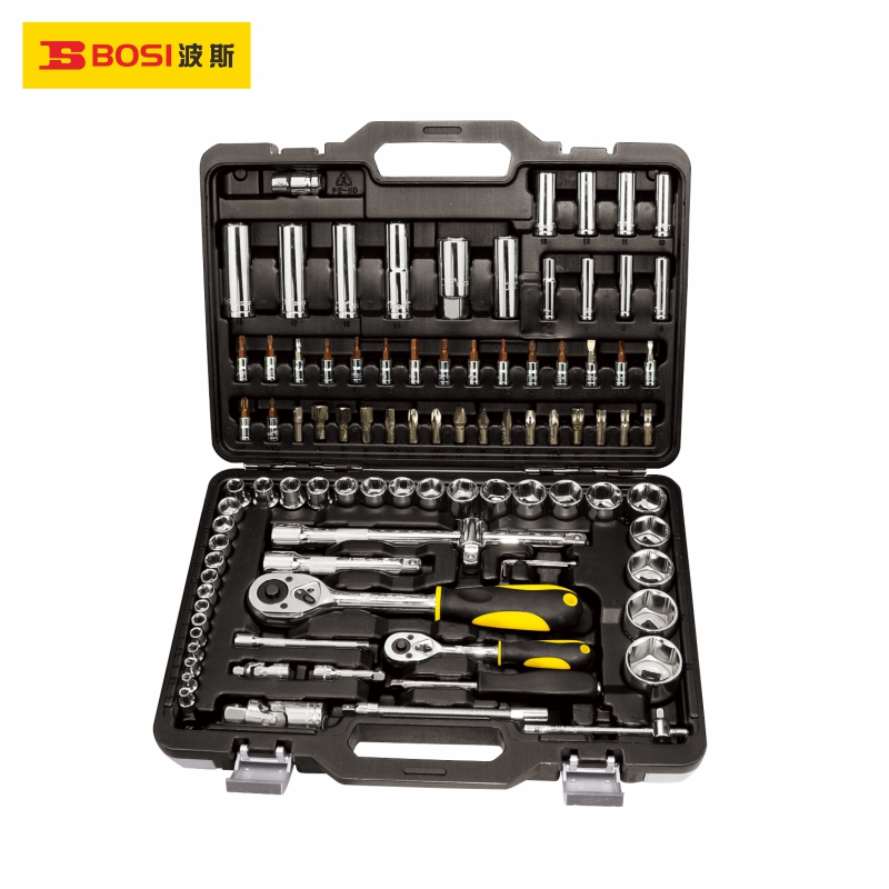 BOSI/波斯 6.3+12.5mm系列公制套筒组套 BS511094 94件 单位:套