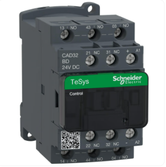 SCHNEIDER/施耐德 TeSys D系列控制继电器 CAD32BDC DC24V 3NO+2NC 单位:个