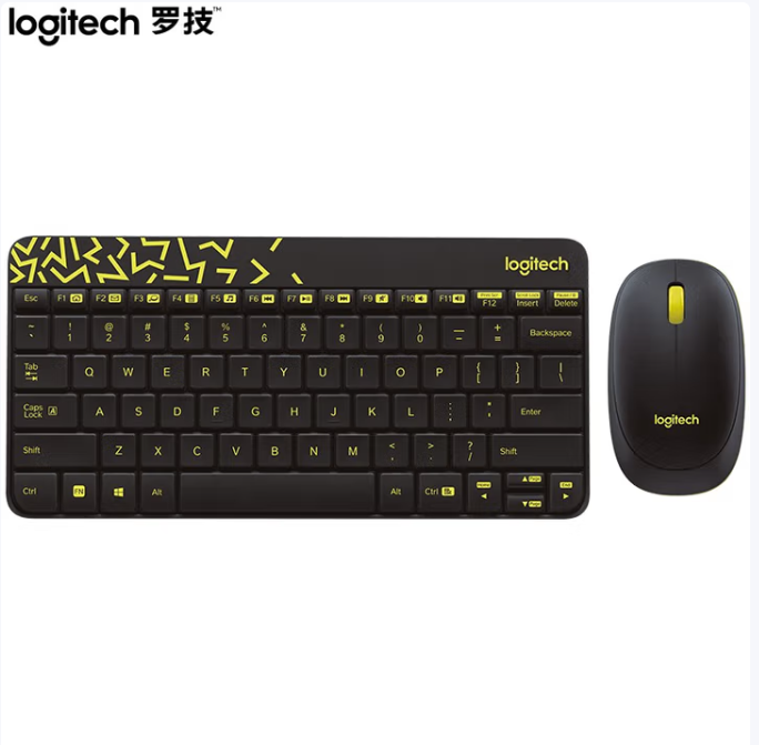 LOGITECH/罗技 无线键盘鼠标套装 MK240 颜色：黑色 单位:套