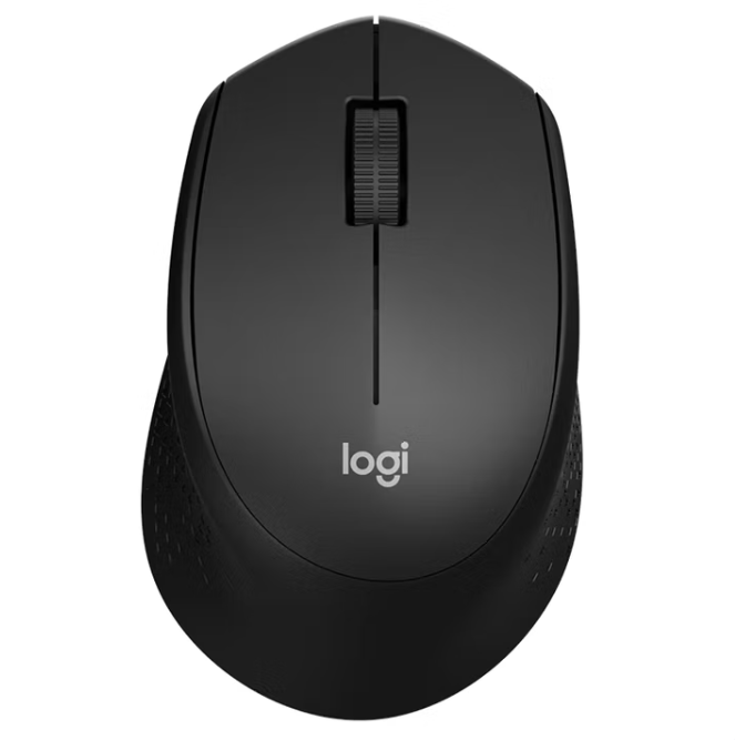 LOGITECH/罗技 无线鼠标 M330 颜色：黑色 单位:个