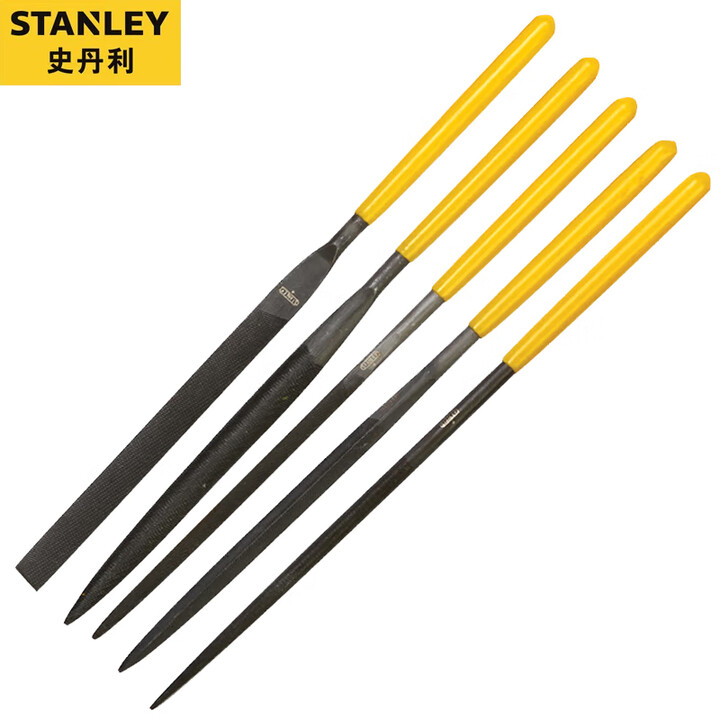 STANLEY/史丹利 5件套什锦钢锉组套 22-429-23 尺寸：5×180mm 单位:套