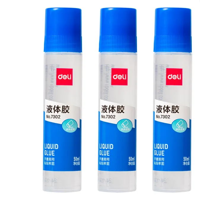 DELI/得力 液体胶水 7302 50ml 无色 单位:瓶