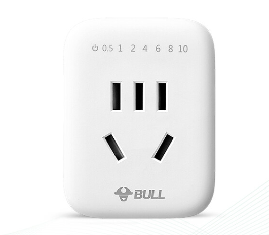 BULL/公牛 插座转换器 GN-D-5 电子倒计时器(新国标) 单位:个