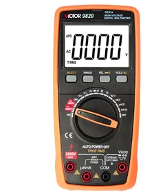VICTOR/胜利仪器 数显万用表 VC9820 测量电压2000V 不含第三方检测报告 单位:台