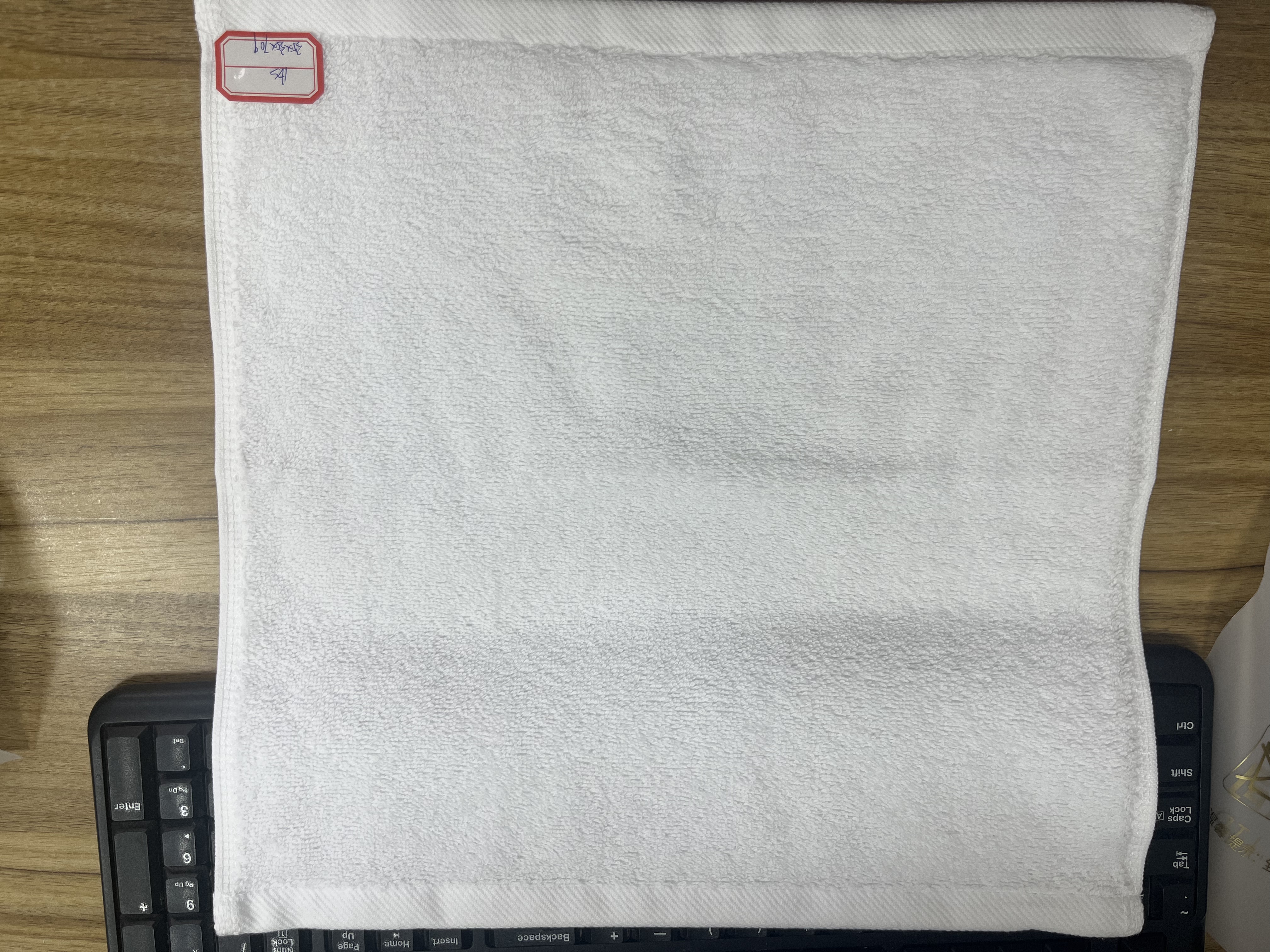 SANHAO/三好 毛巾 35*35cm 白色 70g 16s全棉斜纹缎螺旋 单位:条