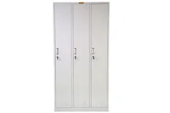 HUAYUHUIYANG/华豫汇阳 三门更衣柜 HY-GYG-03 尺寸1800*900*420mm 壁厚0.4mm 冷轧钢材质 单位:台