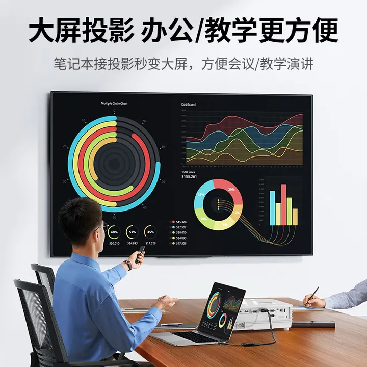 UGREEN/绿联 转换连接线 黑色 40248 颜色：黑色 单位:个