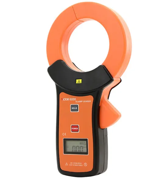 VICTOR/胜利仪器 大口径钳形漏电流表 VC6800 钳口尺寸：φ68mm 不含第三方检测 单位:个
