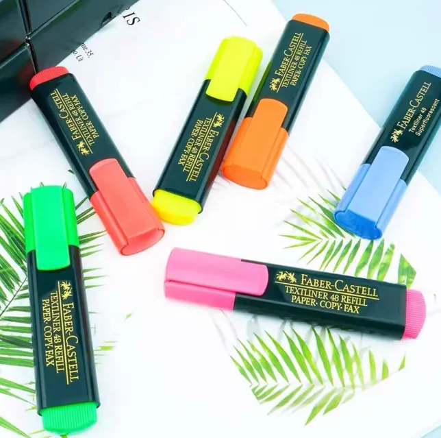 FABER-CASTELL/辉柏嘉 荧光笔 154863 单头 水性笔 绿 10支/盒 单位:支
