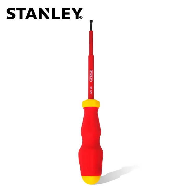 STANLEY/史丹利 绝缘一字螺丝批 65-969-22 尺寸：6.5×150mm 单位:把