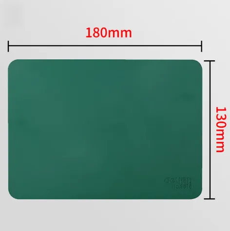 DELI/得力 印章垫 9878 颜色：绿色 规格：4mm 尺寸：180×130 单位:块