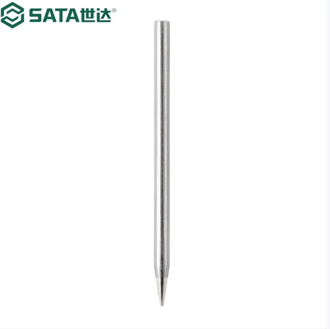 SATA/世达 外热式长寿烙铁头 03211 头部形态：尖头 功率：30W 长度：70mm 直径(B)：4mm 头部尺寸(C)：R0.5 单位:个