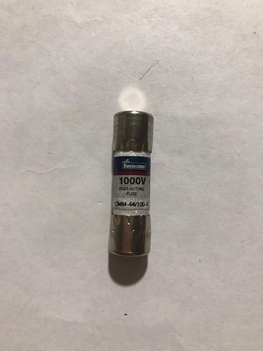 BUSSMANN/巴斯曼 保险丝 DMM-44/100-R 额定电流：440mA  额定电压：AC/DC1000V 
尺寸：10 *35mm 适用场景：福禄克万用表专用熔芯 单位:个